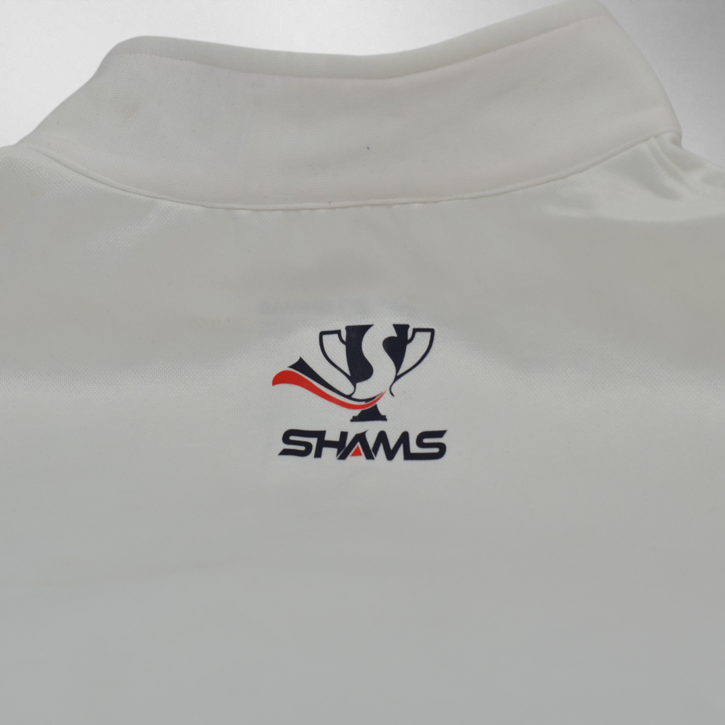 SHAMS Cricket Sweater - White