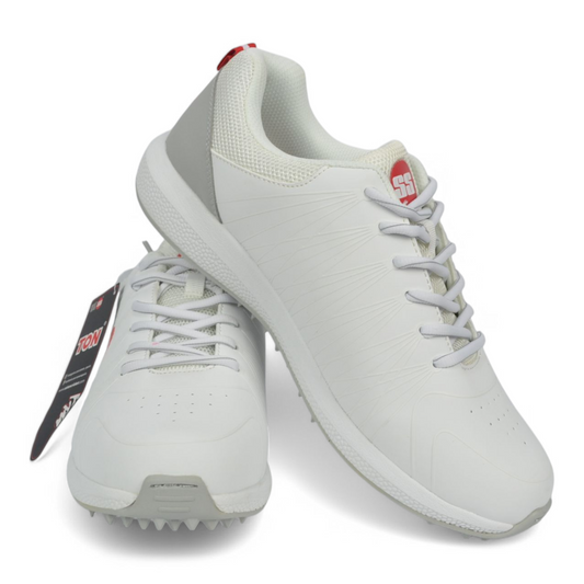 SS White Edition Cricket Rubber Shoe