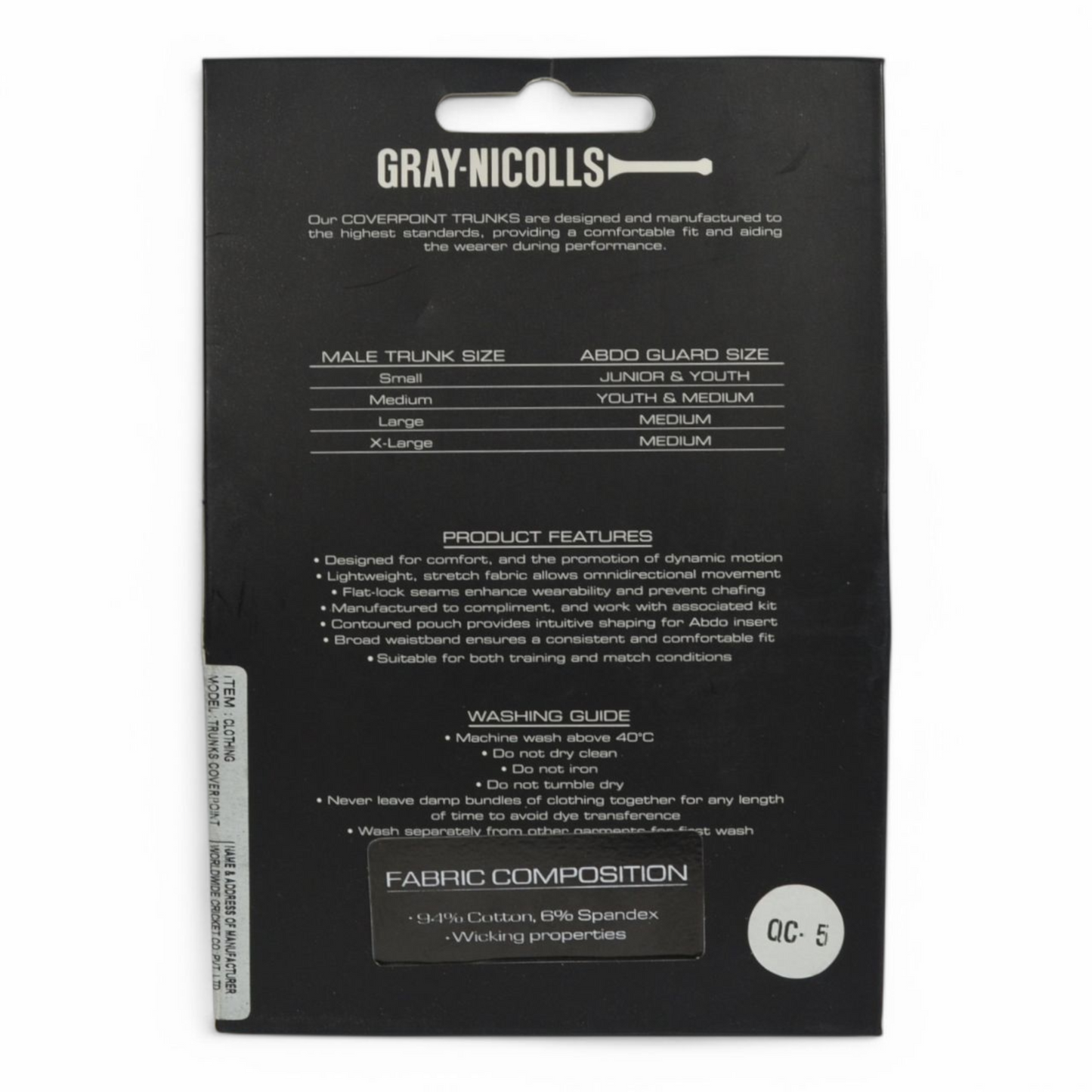 GRAY-NICOLLS Cricket Trunk Mens