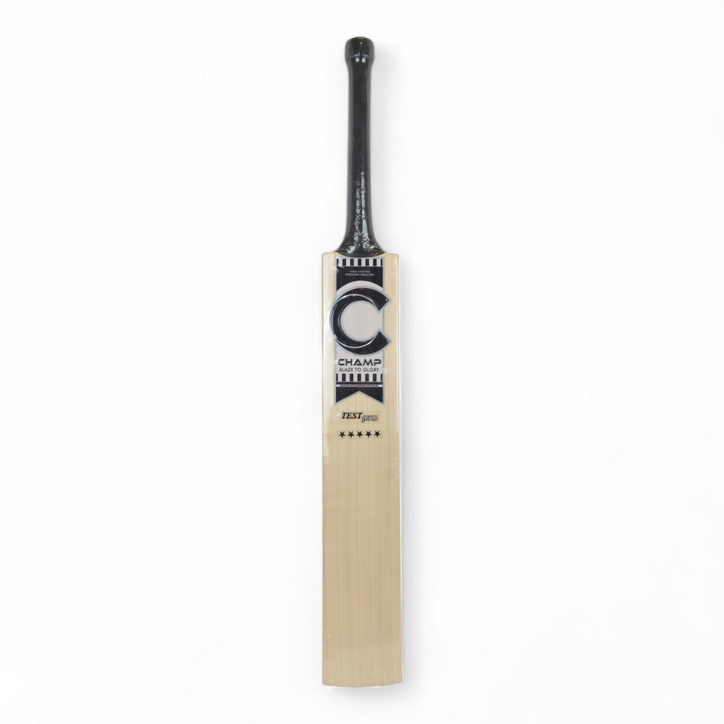 CHAMP English Willow Cricket Bat - Test Pro BLK #3
