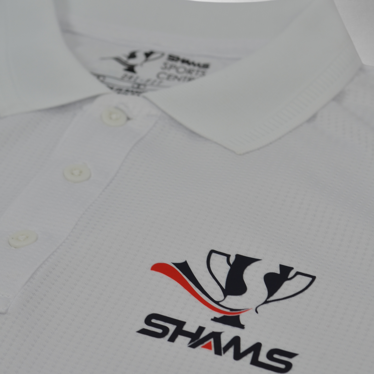 SHAMS Cricket T-Shirt - White