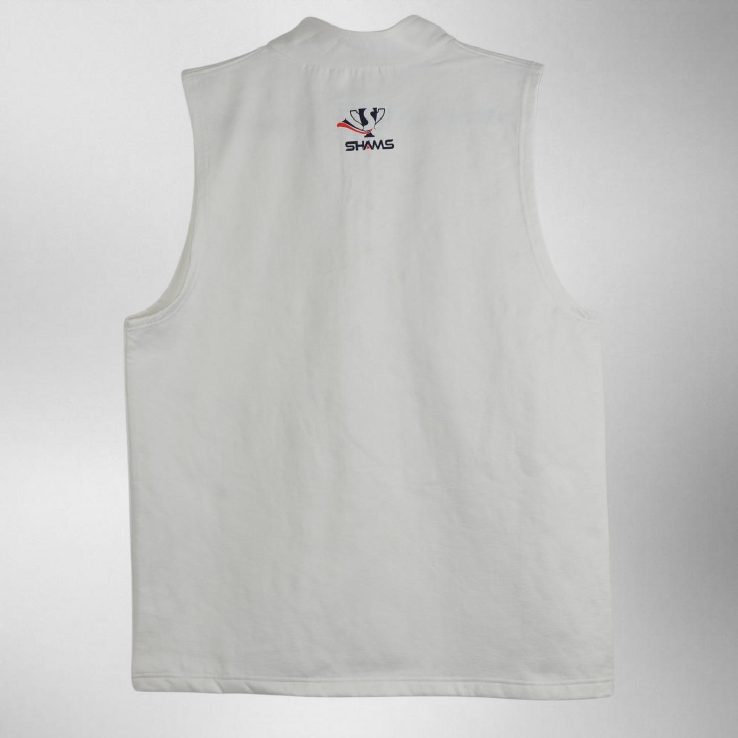 SHAMS Cricket Sweater - White