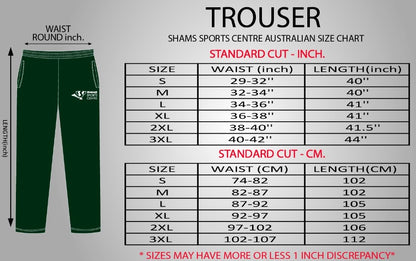 SHAMS Cricket Trouser - White