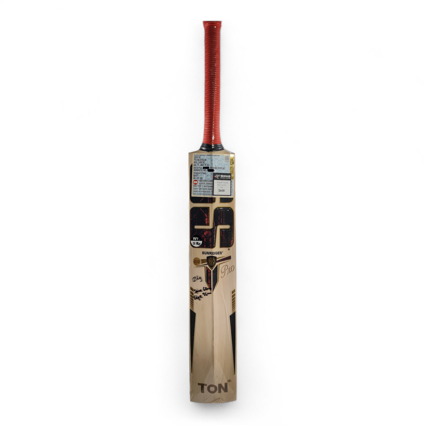 SS English Willow Cricket Bat - Sword Pro