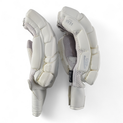 SG Cricket Batting Gloves - Hilite White