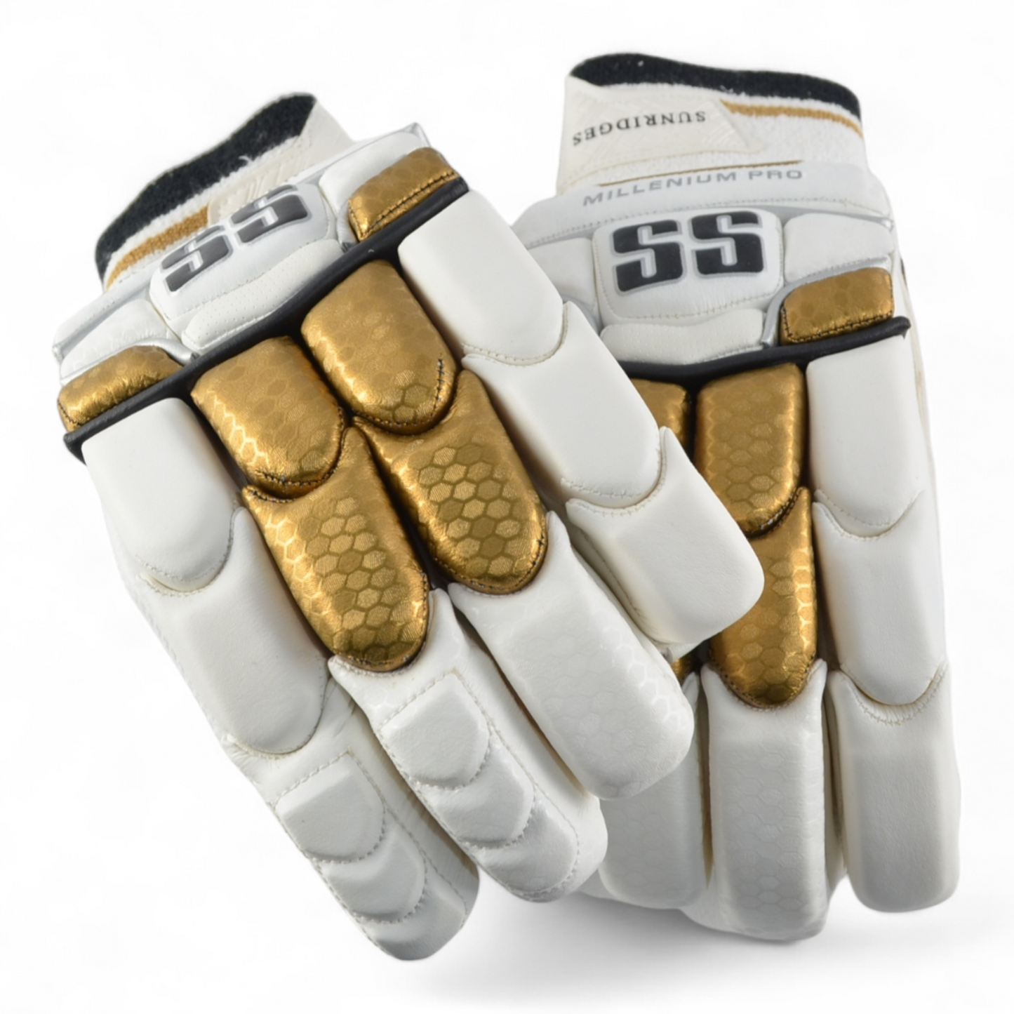 SS Cricket Batting Gloves - Millenium Pro Gold