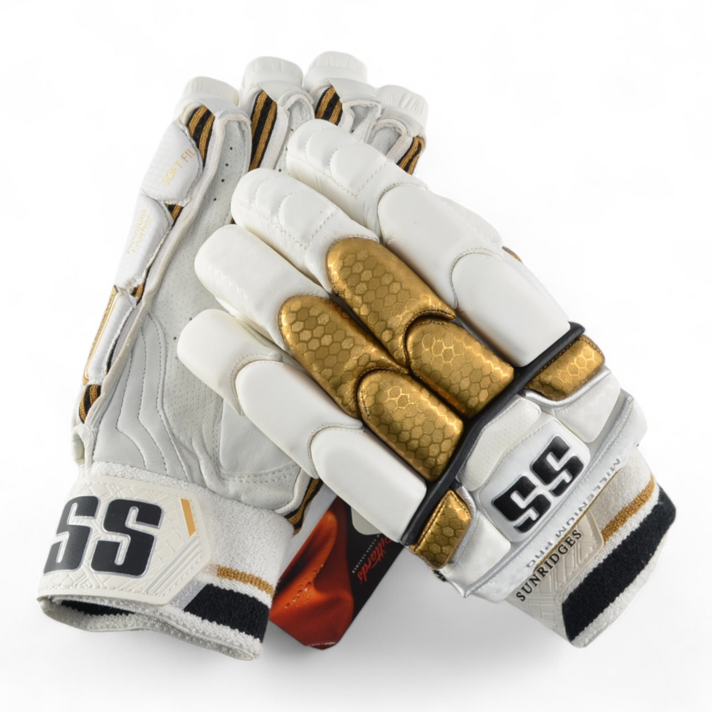 SS Cricket Batting Gloves - Millenium Pro Gold