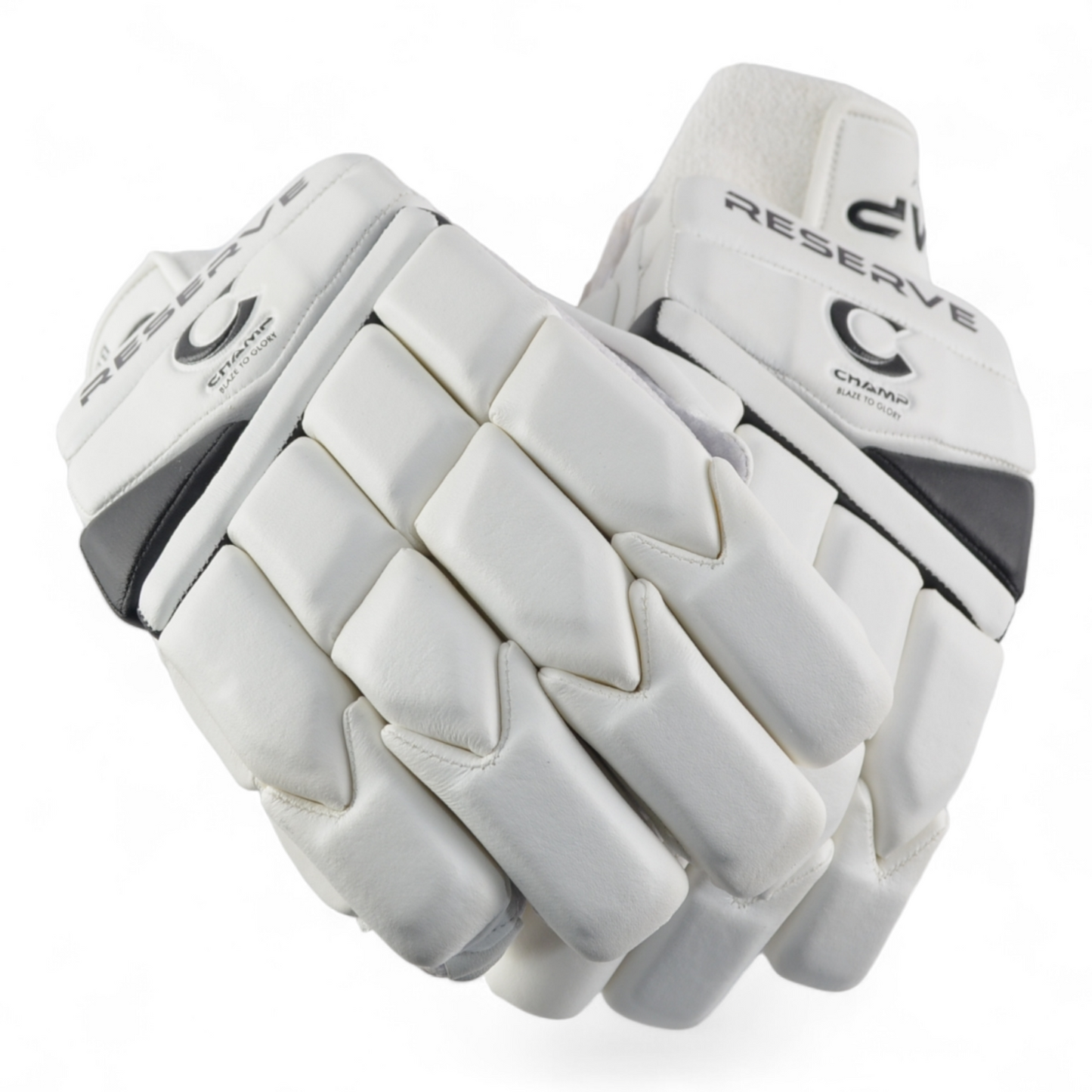 CHAMP Cricket Batting Gloves - Reserve Black #1