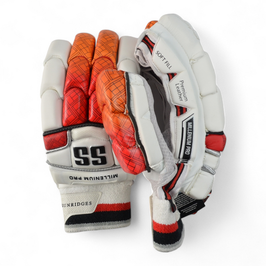 SS Cricket Batting Gloves - Millenium Pro Red