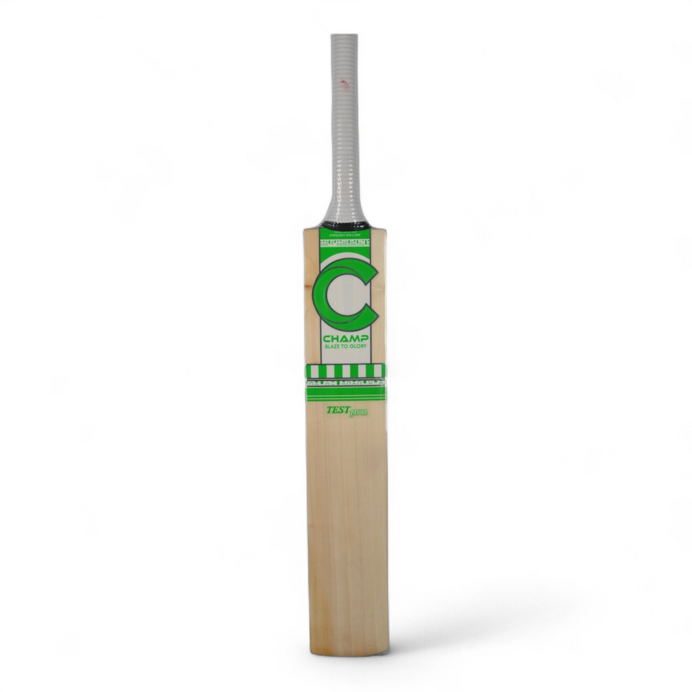CHAMP English Willow Cricket Bat - Test Pro #1 – Shams Sports Centre